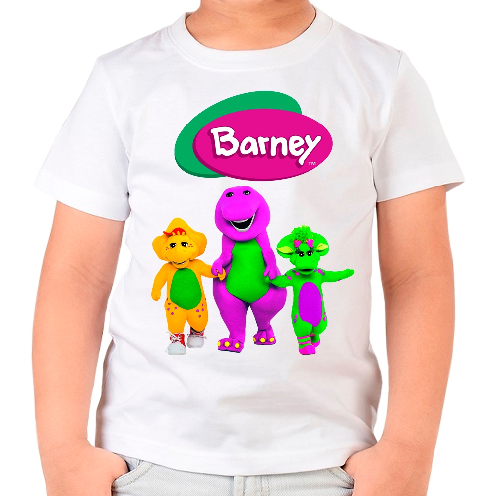 Camiseta Barney E Seus Amigos Personagens | Shopee Brasil