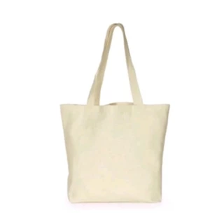 Bolsa Ecobag lisa grande 38X41 100% algodão cru 210 gramas