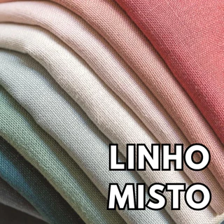 Tecido linho misto rústico 2.50 metros x 1.45 largura. Decoração, roupas, moda, cortina
