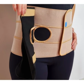 Cinta de Colostomia 3 gomos Bilateral - BEGE em Oferta na Shopee