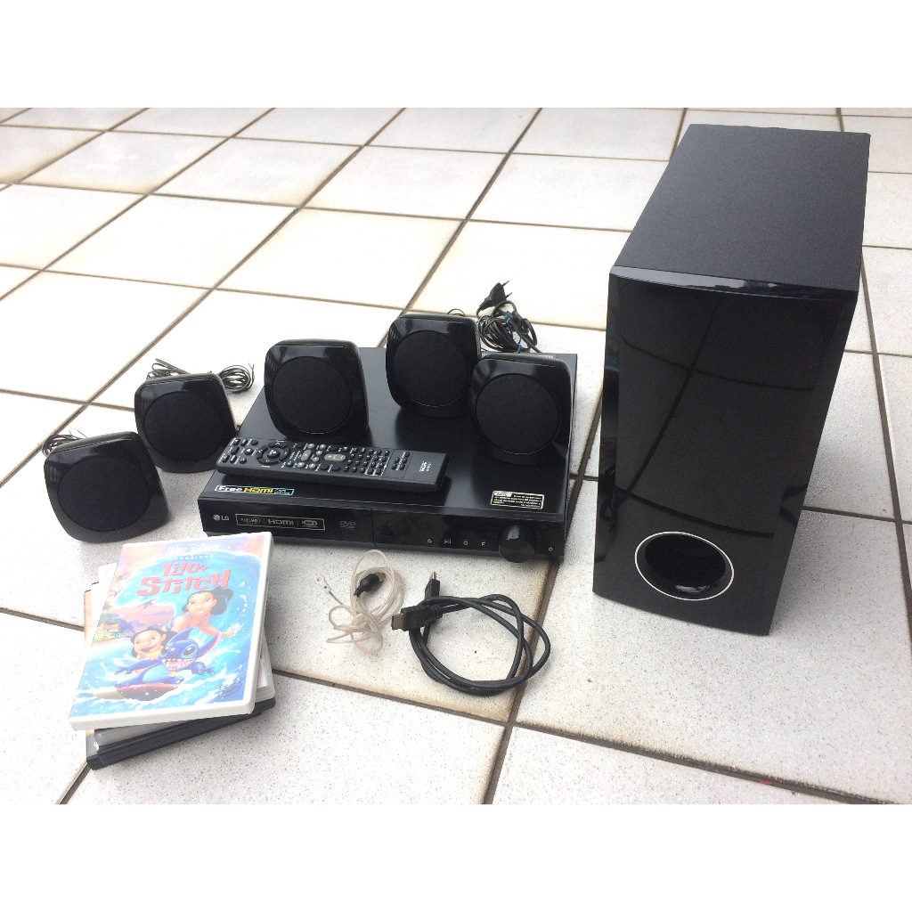 Home Theater LG Dh4130s Completo E Funcionando Shopee Brasil