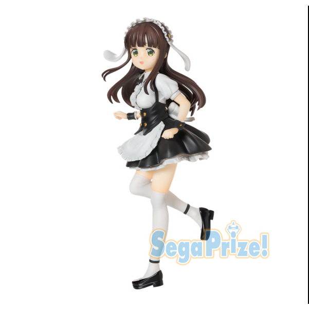 Action Figure boneca anime Gochuumon Wa Usagi Desu Ka Chiya (Cafe Style) Figurine (Reissue)