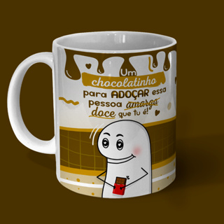 Caneca Páscoa Coleção Flork - Avião sem Asa - Porcelana 325ml