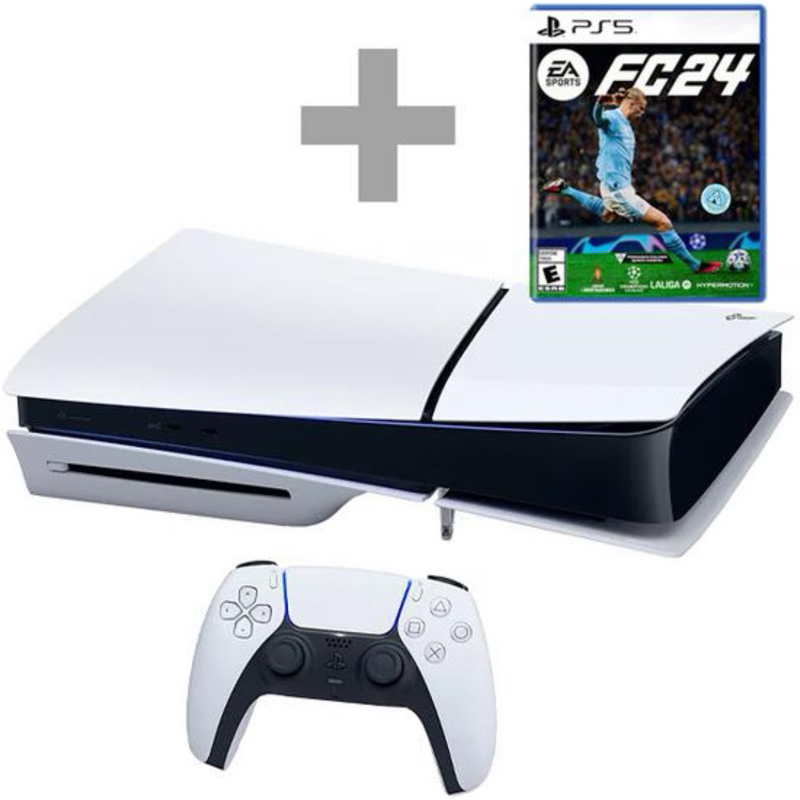 Console PS5 Slim 1tb (com leitor de disco) Branco