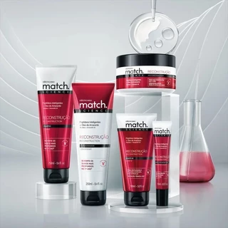 O Boticario Linha Cabelo Match Science Reconstrução