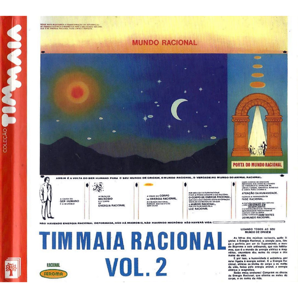 CD Original: Tim Maia Racional - Vol. 2 - Coleção Tim Maia nº 5 (Serginho Trombone, Paulinho Guitarra, Robson Jorge, MPB, Cultura Racional, Universo em Desencanto)