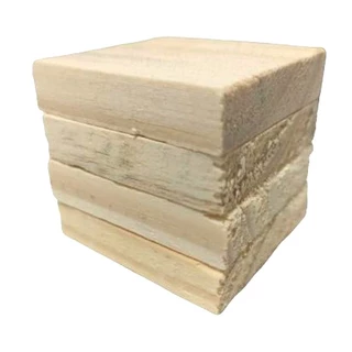 kit 40 retalhos madeira pinus 5cm artesanato