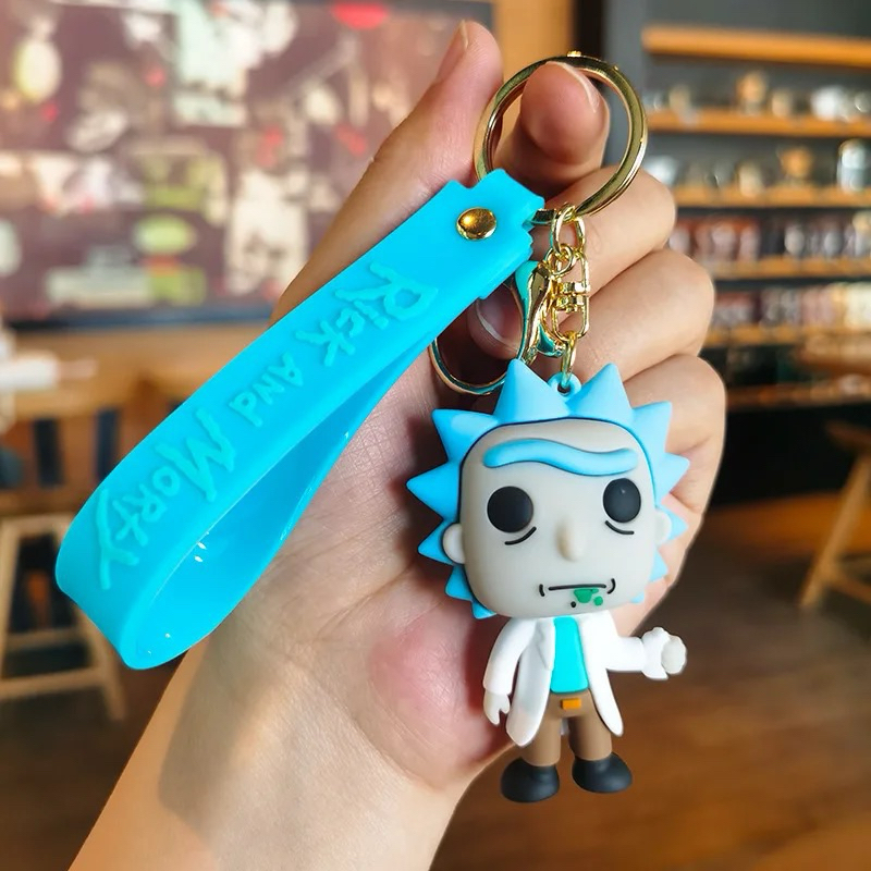 Chaveiro 3D infantil/adulto rick and morty animine/desenho/fofos ...