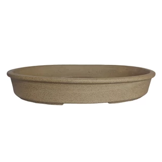 Vaso Cerâmico Para Bonsai Oval Mizuno 4,5x19,5x26cm Ov-5-j