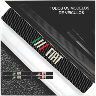 Soleira Automotiva FIAT Universal Todos os Carros da Marca Argo cronos toro palio uno strada mobi pulse bravo punto siena freemont fastback fiat 500 entre outros