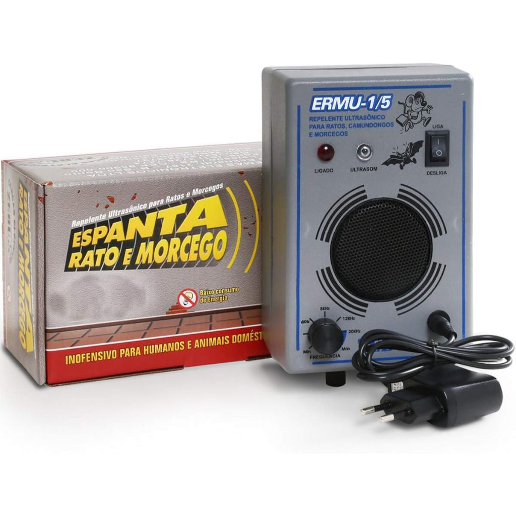 Repelente Ultrasônico Aparelho Espanta Rato e Morcego, ERMU 1/5 Turbo ...