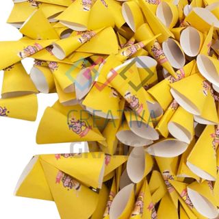 Embalagem Cone Para Casquinha Cascao De Sorvete (500 Unid) | Shopee Brasil