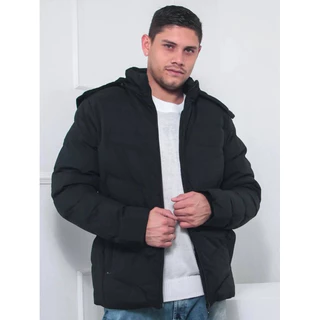Jaqueta Puffer Bobojaco Masculino Pelunciado Impermeável Casaco Metalassê