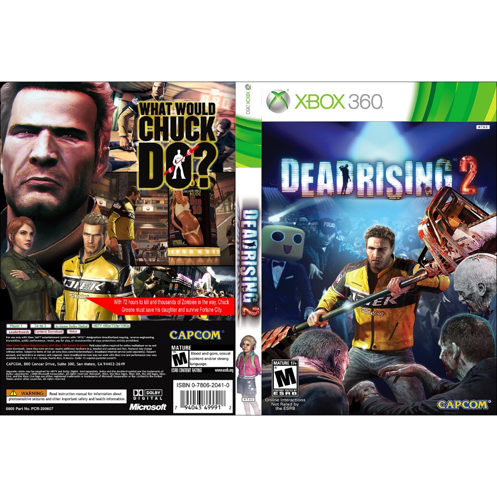 Dead Rising 2 para Xbox 360Lt com capa