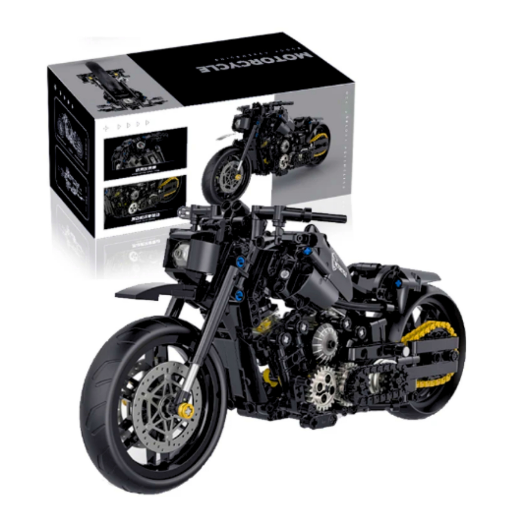 Blocos de Montar Moto Colecionável