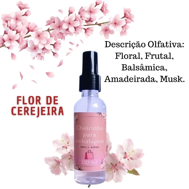 perfumes para embalagem e papel 120 ml