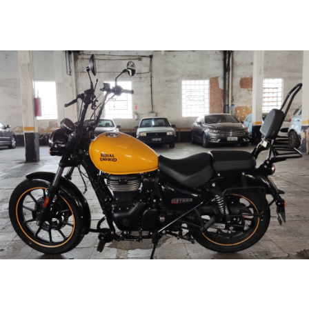 guidao seca suvaco custom alto cromado 40cm moto 22mm universal royal enfield meteor 350