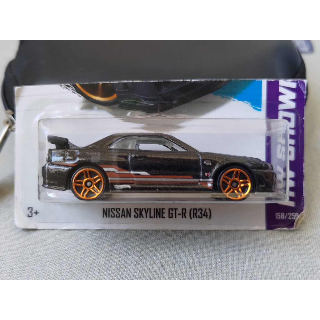 Hot Wheels Nissan Skyline GT-R (R34) Preto HW Showroom 158/250 (2013 ...
