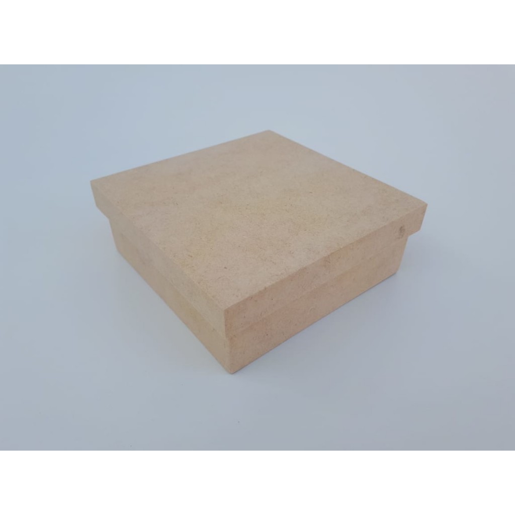 20 caixas quadradas 17x17x7 lisas em mdf cru decorativas lembrancinhas