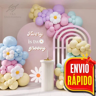 Kit 250 Balões Bexiga Tema Jardim Encantado - Balão Bexigas Candy - Festas Aniversários Decoração