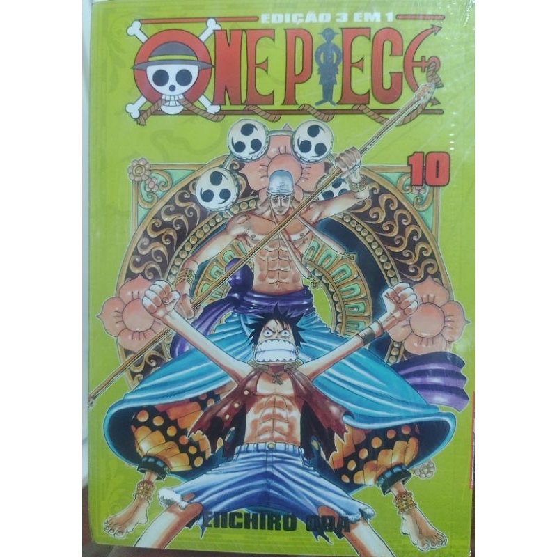 Mangá one piece 3 em 1 vol 10