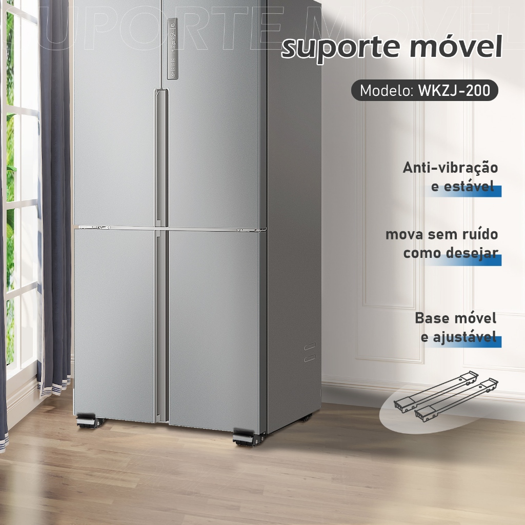 Suporte Universal Para Geladeira Fogão E Máquina E móveis De Lavar Base Carrinho
