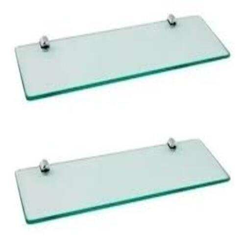 Kit 2 Prateleiras Vidro 6mm Incolor de 40x15 cm | Shopee Brasil