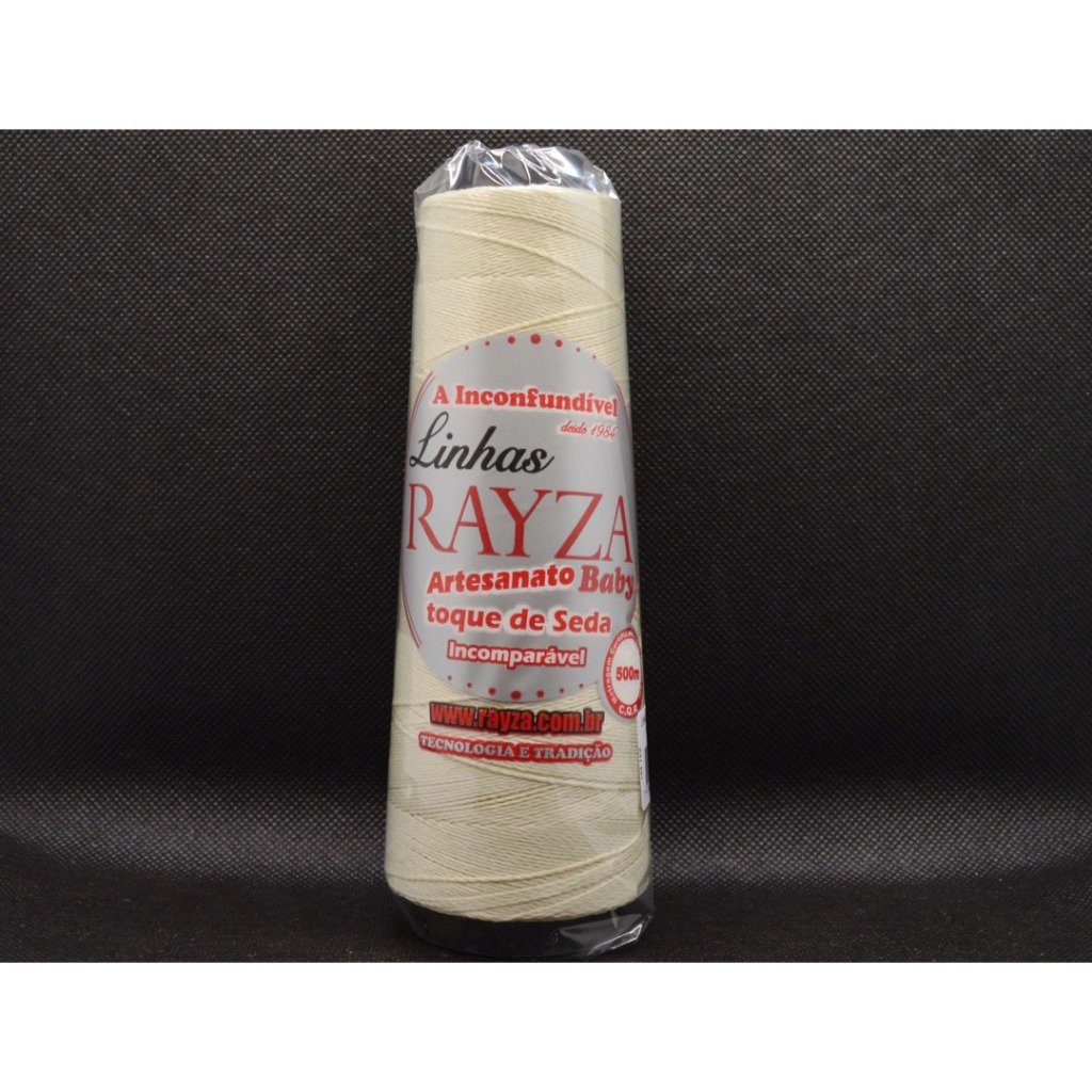 Linhas Rayza Artesanato Baby 98138 Marfim Pack 1 Un. | Shopee Brasil