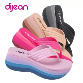 Tamanco Plataforma Dijean Anabela Tratorado Bicolor DIj382 Sandalia Original Chinelo Flatform