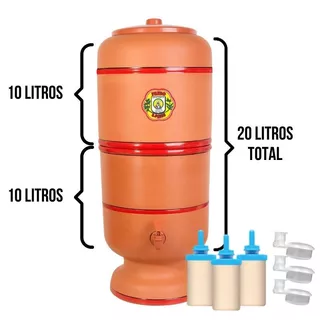 Filtro de Barro São Pedro 10 Litros Vela Tradicional