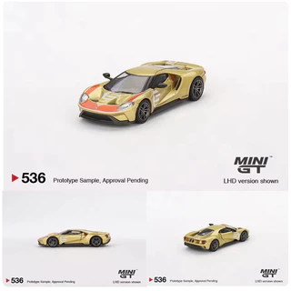 MINI GT 536 FORD GT HOLMAN MOODY HERITAGE EDITION GOLDEN EDITION