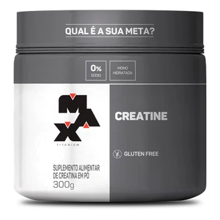 Creatina Monohidratada 100% Pura - Max Titanium em Oferta na Shopee