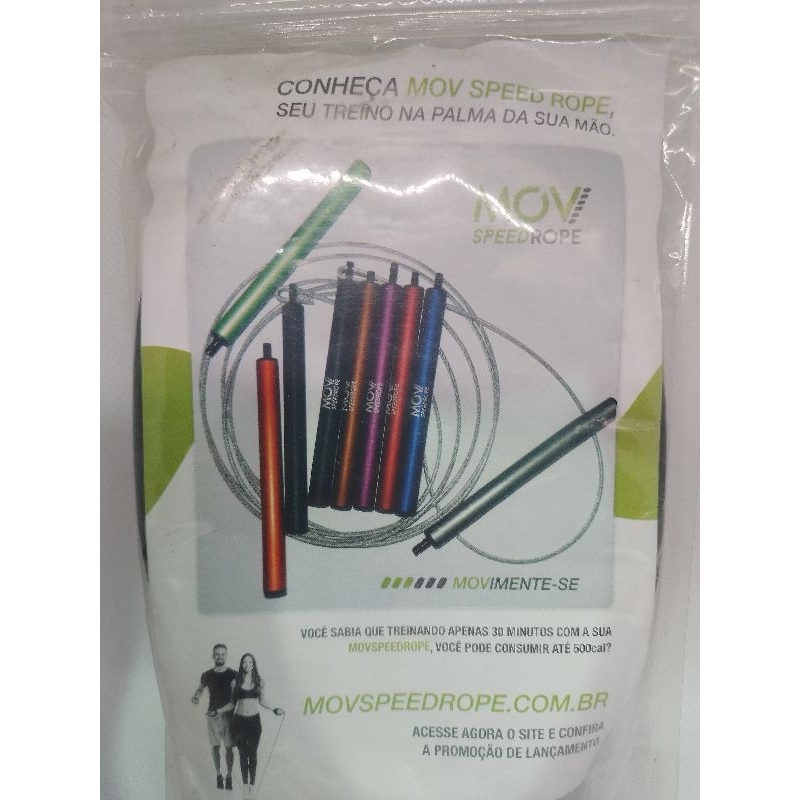 Corda pular speed rope crossfit profissional com rolamento blindado com 2  cabos de aço e 2 pesos - Pulsar Sports