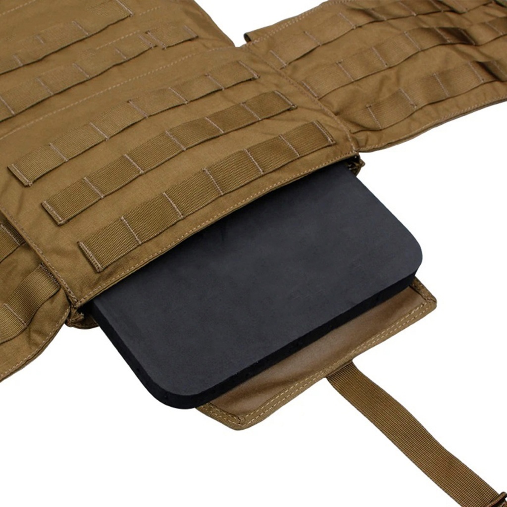 Placa de Eva Preto para Colete Plate Carrier1undidade Comp 26 x Alt 33 ...
