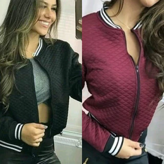 Jaqueta Bomber Feminina Escolar Listra 2024