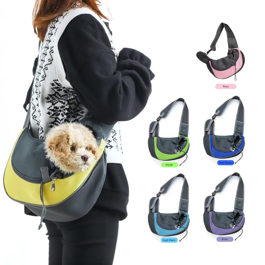 Bolsa De Ombro Para Transportar Pet Animais Cachorro Gato