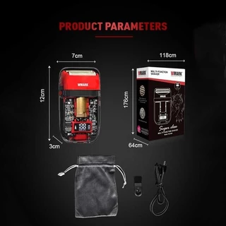 Shaver Wmark Ng-988 NG988 Barbeador Lamina Corte Maquina Cabelo Barbear Perfeito