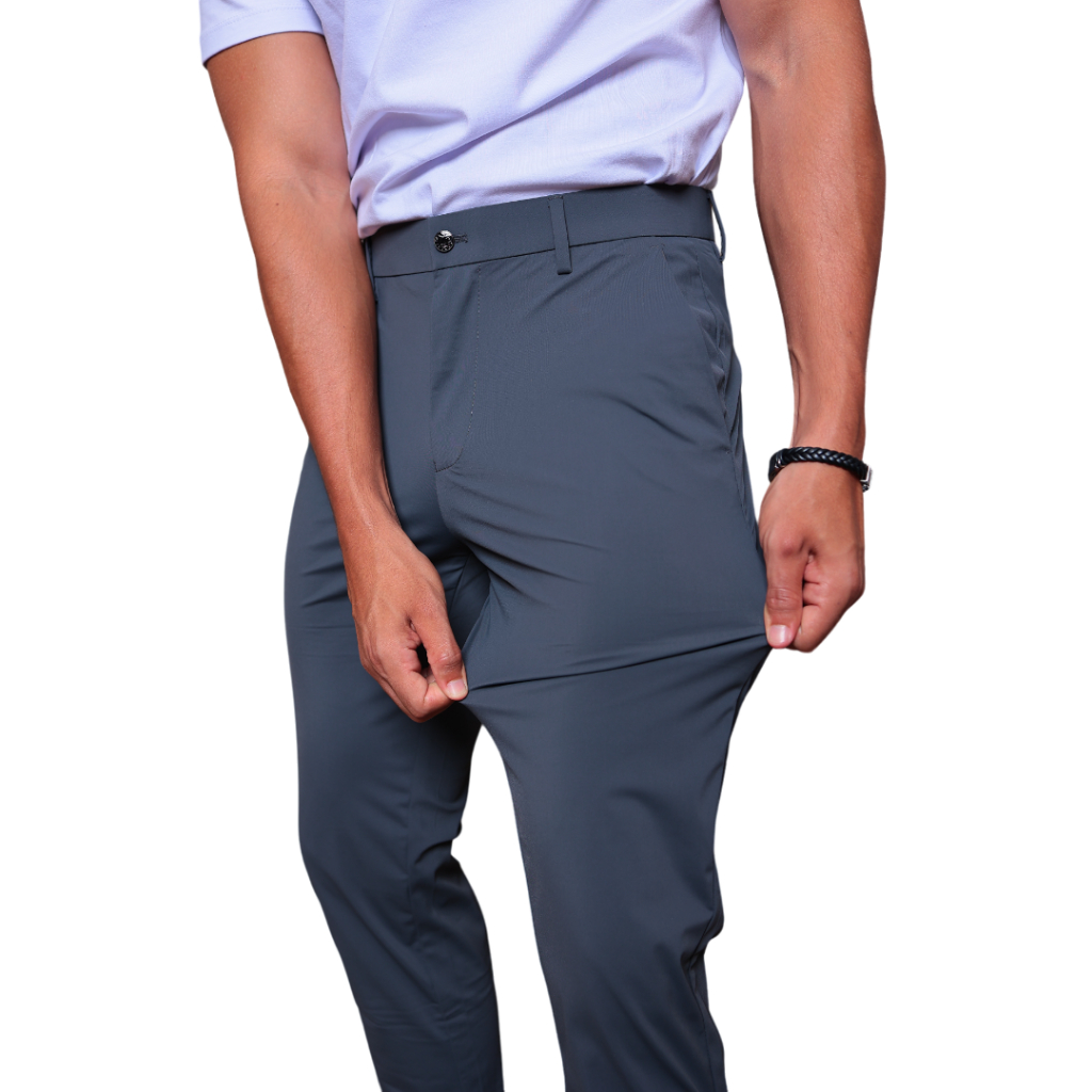 Calça Masculina Social Alfaiataria Elastano Tech Stretch