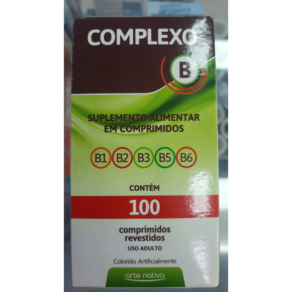 Suplemento De Vitaminas Complexo B 100 Comprimidos Revestidos | Shopee ...