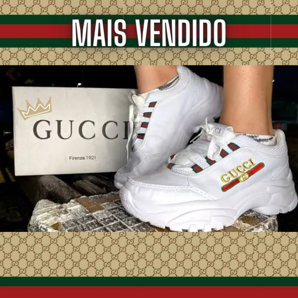 Tenis da gucci feminino sales branco