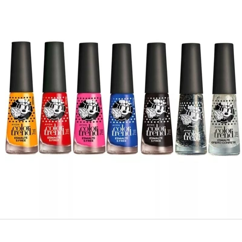 Esmaltes Color Trend Disney Minnie Avon - 7 ml | Shopee Brasil