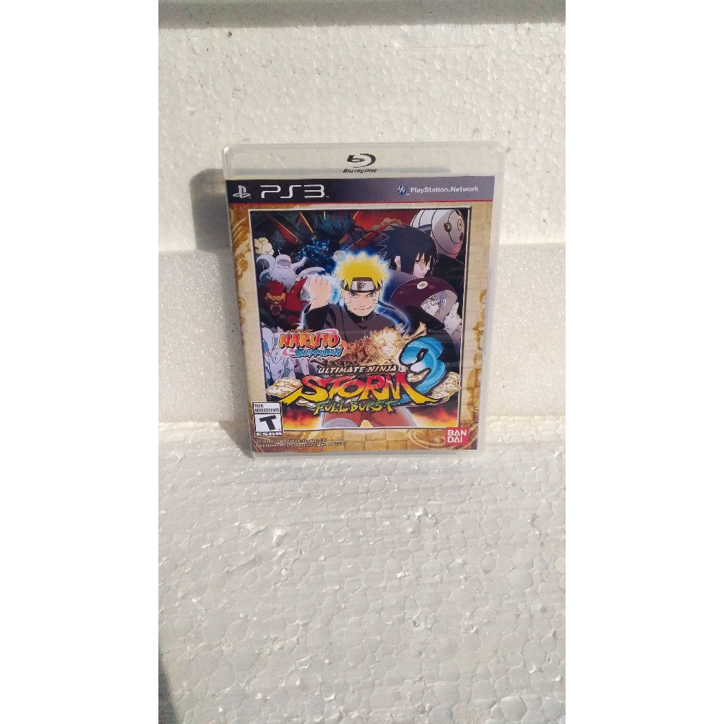 PS3-Naruto Shippuden ultimate ninja storm 3 Full burst