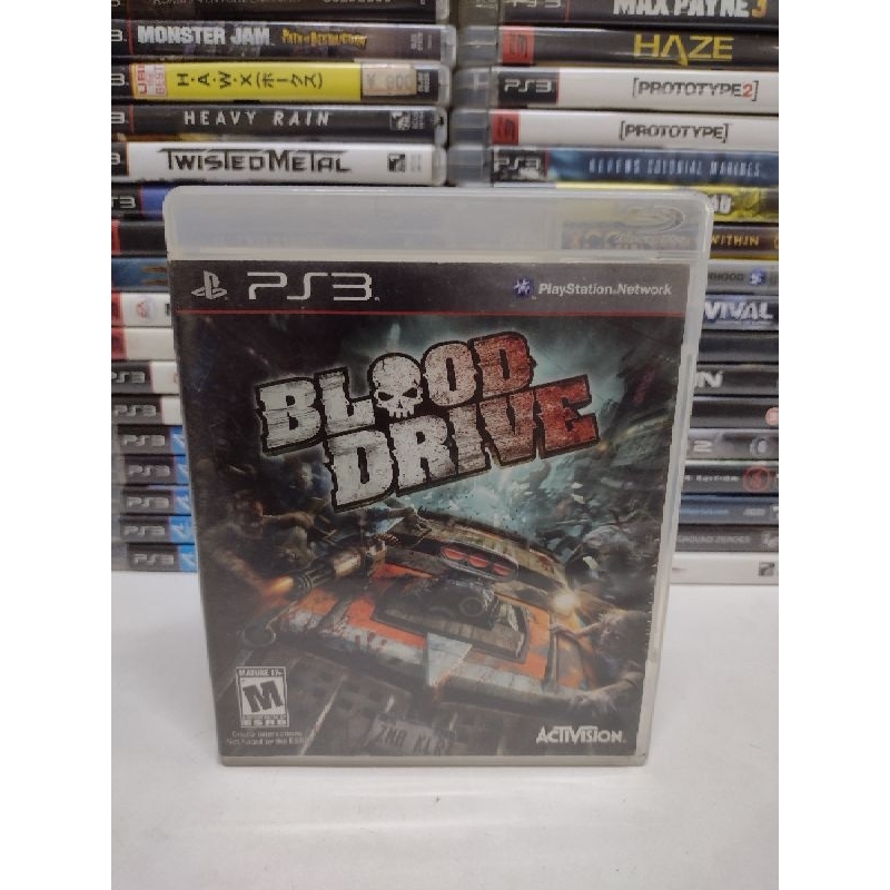 Blood drive PS3 mídia física | Shopee Brasil
