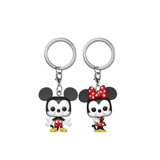 Pack 2 Chaveiros Funko Mickey Mouse E Minnie Clássico Disney