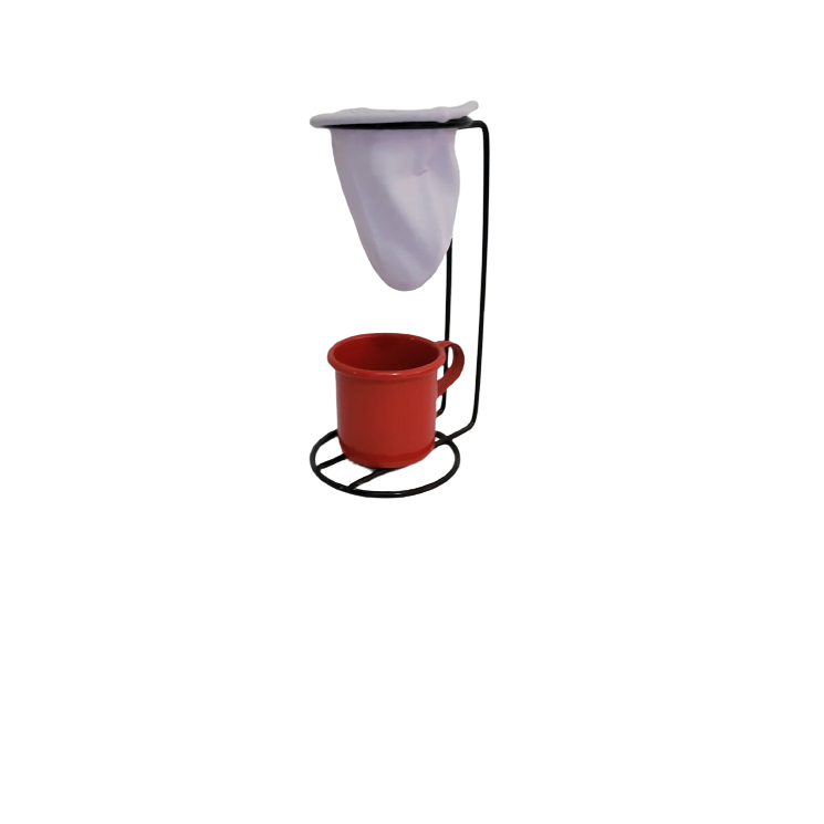 MINI COADOR ARAMADO COM CANECA EM ALUMINIO VERMELHA | Shopee Brasil