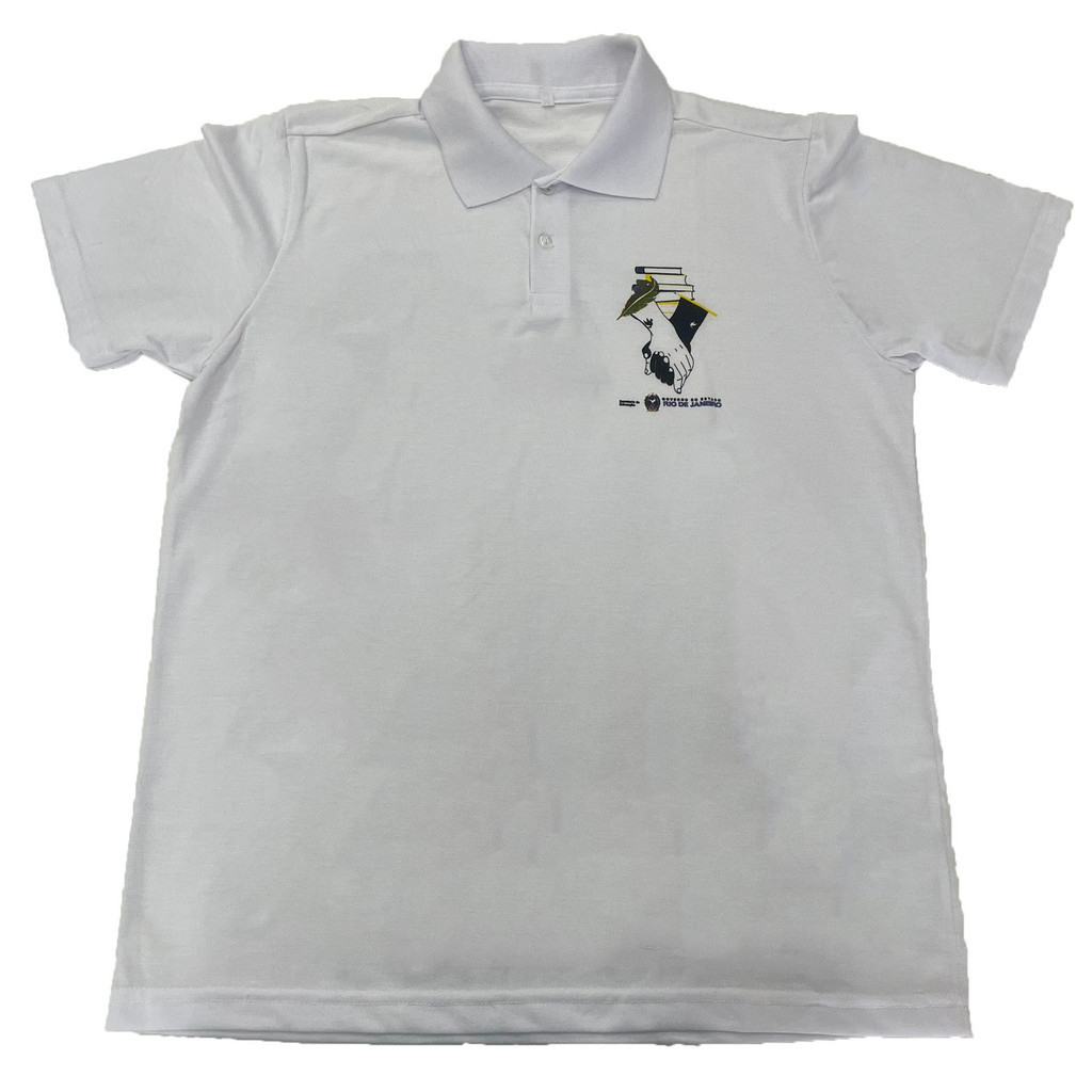 CAMISA POLO DE ESCOLA PÚBLICA DO ESTADO DO RIO DE JANEIRO