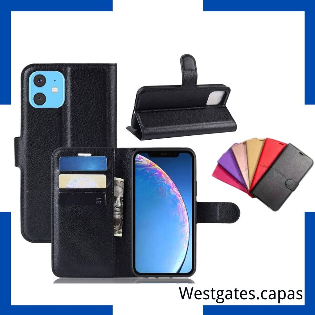 Capa Carteira filp cover Couro Sintetico compatível Iphone 6G/7G/8G/7GPlus/X/Xs/11/11Pro/12Pro