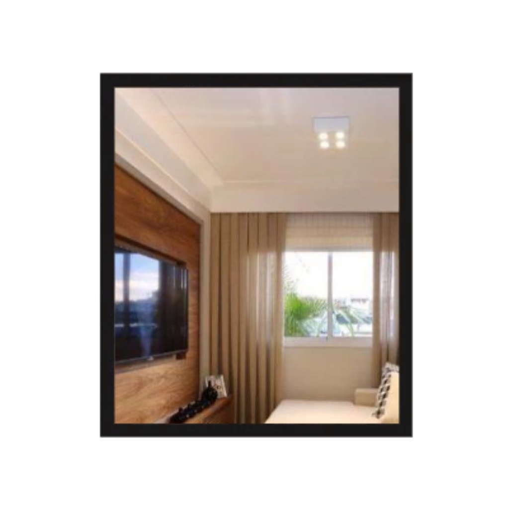 Espelho Decorativo Para Quarto Sala Hall Lavabo 32X42CM Imagem Nítida