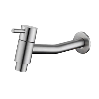 Torneira Inox Banheiro Lavatório Design Parede Link NOX10