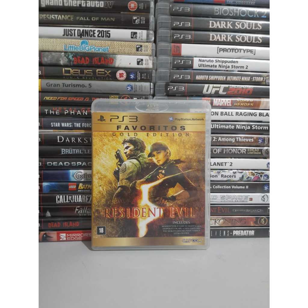 Resident Evil 5 Gold Edition / Favoritos - PS3 Midia Física